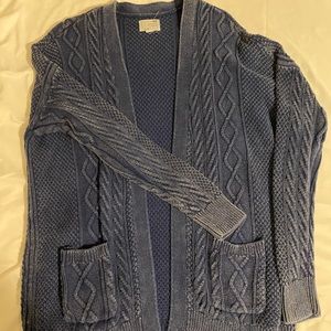 Dark blue cardigan